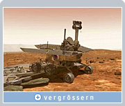 Die Marssonde Spirit überträgt hochauflösende Bilder der Marsoberfläche an die Erde. NVIDIA-Grafiklösungen helfen der NASA, diese Bilddaten mit anderen Messdaten zu einer fotorealistischen Virtual Reality-Umgebung zu verwandeln. Dieses Bild (Quelle: NASA/ JPL/Cornell/Maas Digital LLC) wurde ebenfalls mit NVIDIA-Grafiklösungen erstellt.
