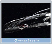 Für die detaillierte Oberfläche und die realistischen Strahleffekte an diesem Raumschiff in Battlestar Galactica kam NVIDIA Quadro FX-Grafik zum Einsatz. 